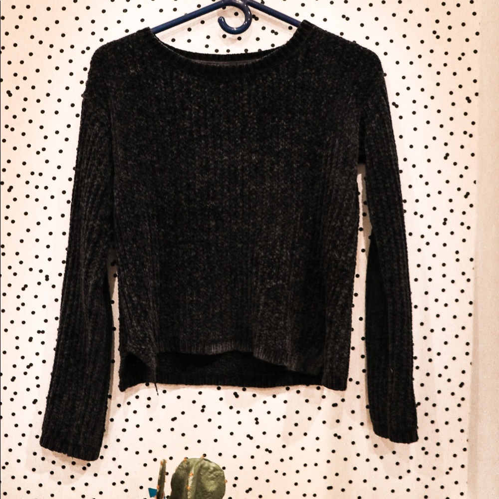 Shiny NAVY sweater. So soft